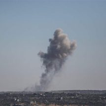 قصف مواقع لتجمع مسلحين في سوريا