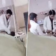بالفيديو.. طبيب يعتدي على مريض بالضرب والشتم.. والسبب؟