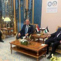 العراق وفلسطين يبحثان تداعيات العدوان على غزة