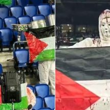 تضامن "اسطوري" من جماهير ريال سوسيداد مع غزة.. ملابس تشبه الأكفان (فيديو)