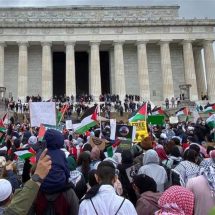 تظاهرة حاشدة أمام البيت الأبيض تنديدا باقتحام الاحتلال مجمع الشفاء في غزة