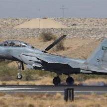 سقوط طائرة مقاتلة سعودية في الظهران