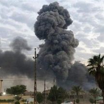 اصابة 19 منتسبًا في الداخلية والحشد بقصف للطيران الأمريكي في بابل