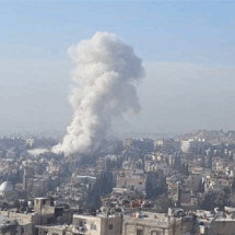 سوريا.. هجوم يستهدف مبنى سكنياً في دمشق (فيديو)