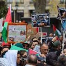 "أوقفوا الإبادة الجماعية".. تظاهرة حاشدة في مدريد لدعم فلسطين
