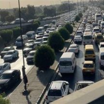 الموقف المروري.. خارطة بازدحامات بغداد الان