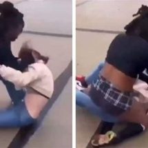 طالبة أمريكية تضرب زميلتها بطريقة وحشية (فيديو)