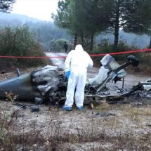 تركيا.. مصرع شخص جراء سقوط طائرة تدريب