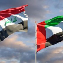 العراق والامارات يبحثان إغاثة الشعب الفلسطيني ومنع انتشار الصراع